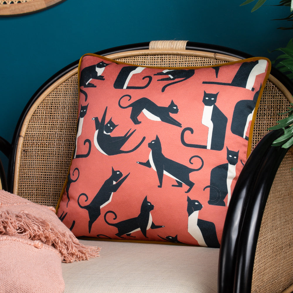 Kitta Geo Cats Cushion