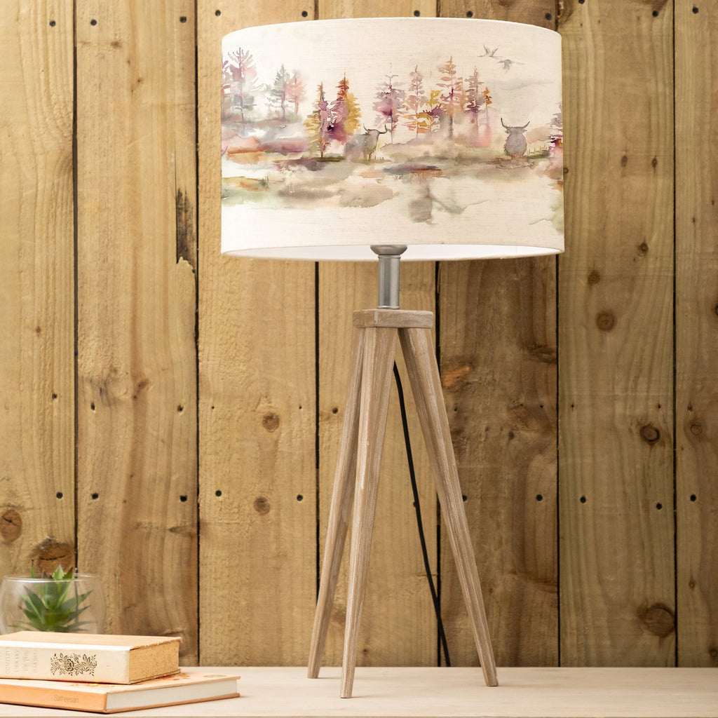 Caledonian Forest Eva & Aratus Complete Table Lamp