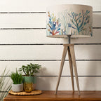 Coral Reef Eva & Aratus Complete Table Lamp