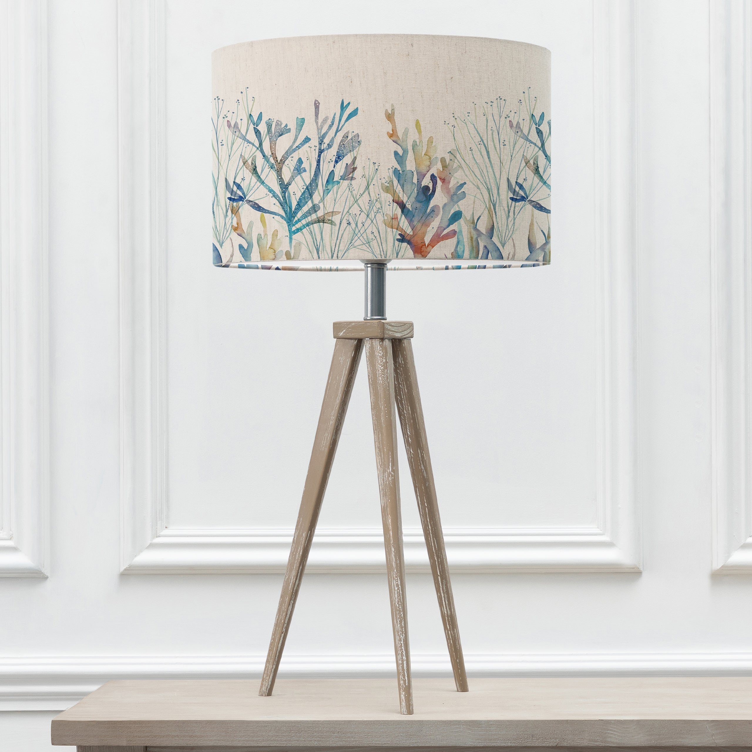 Coral Reef Eva & Aratus Complete Table Lamp