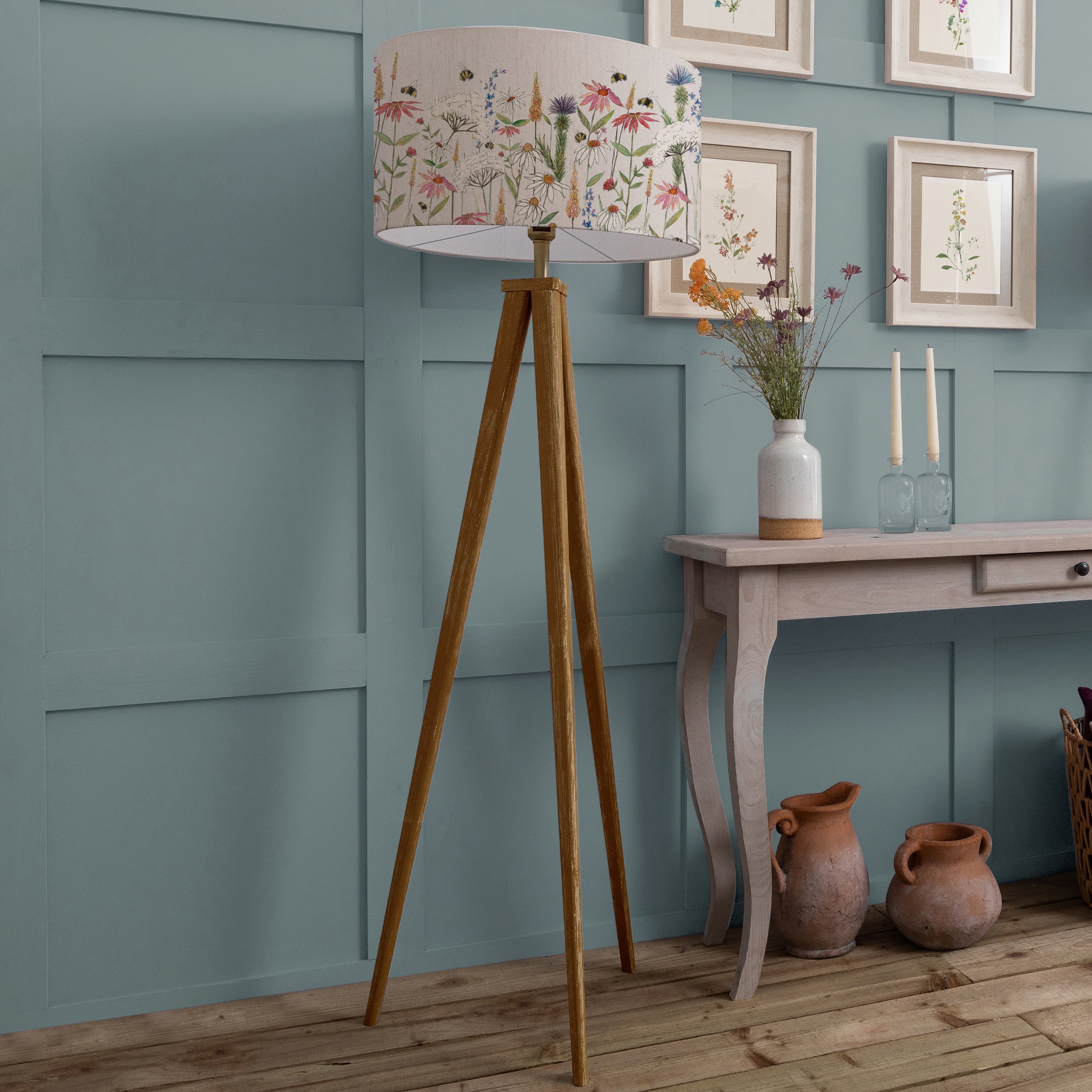 Hermione Eva & Aratus Complete Floor Lamp