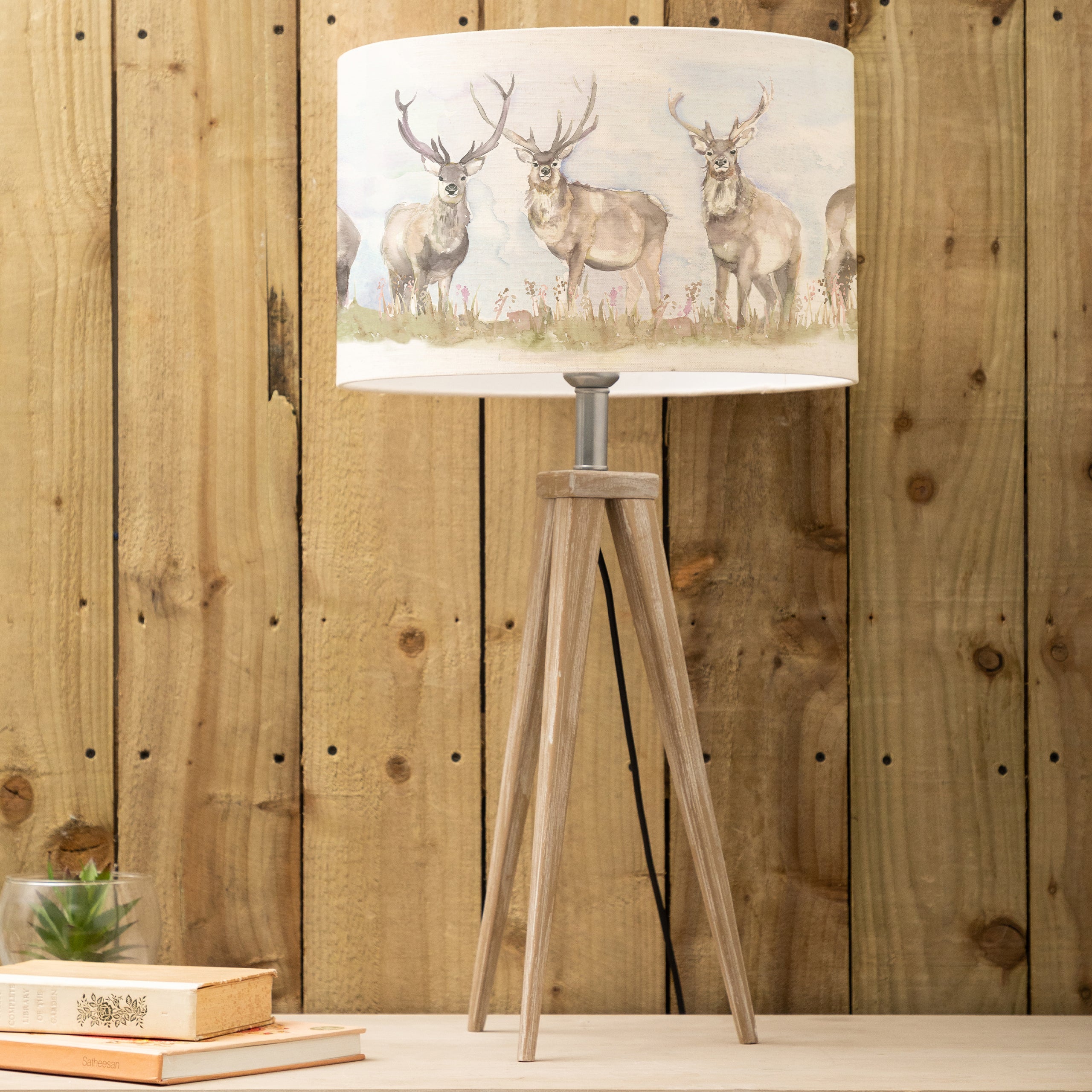 Moorland Stag Eva & Aratus Complete Table Lamp