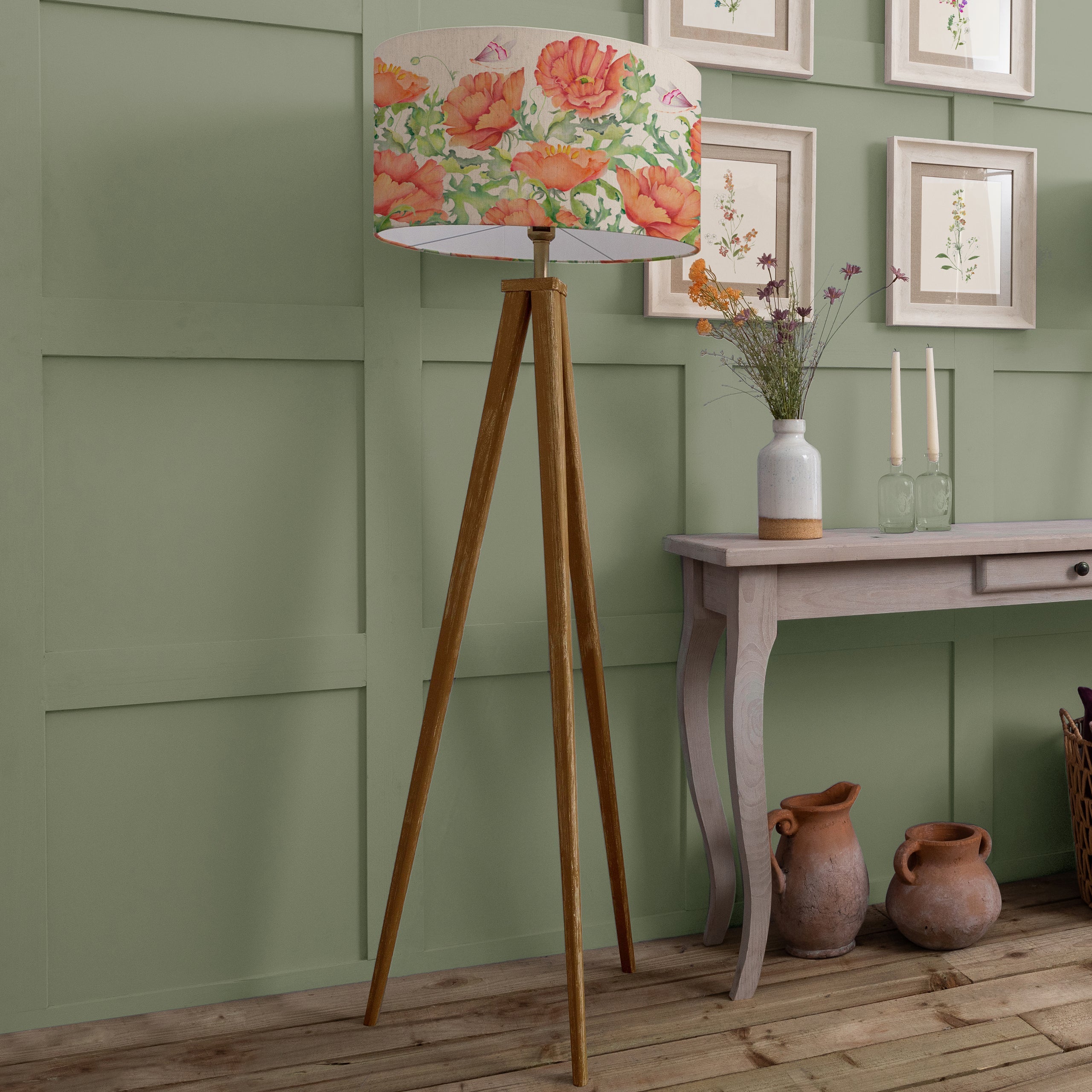 Valeria Eva & Aratus Complete Floor Lamp