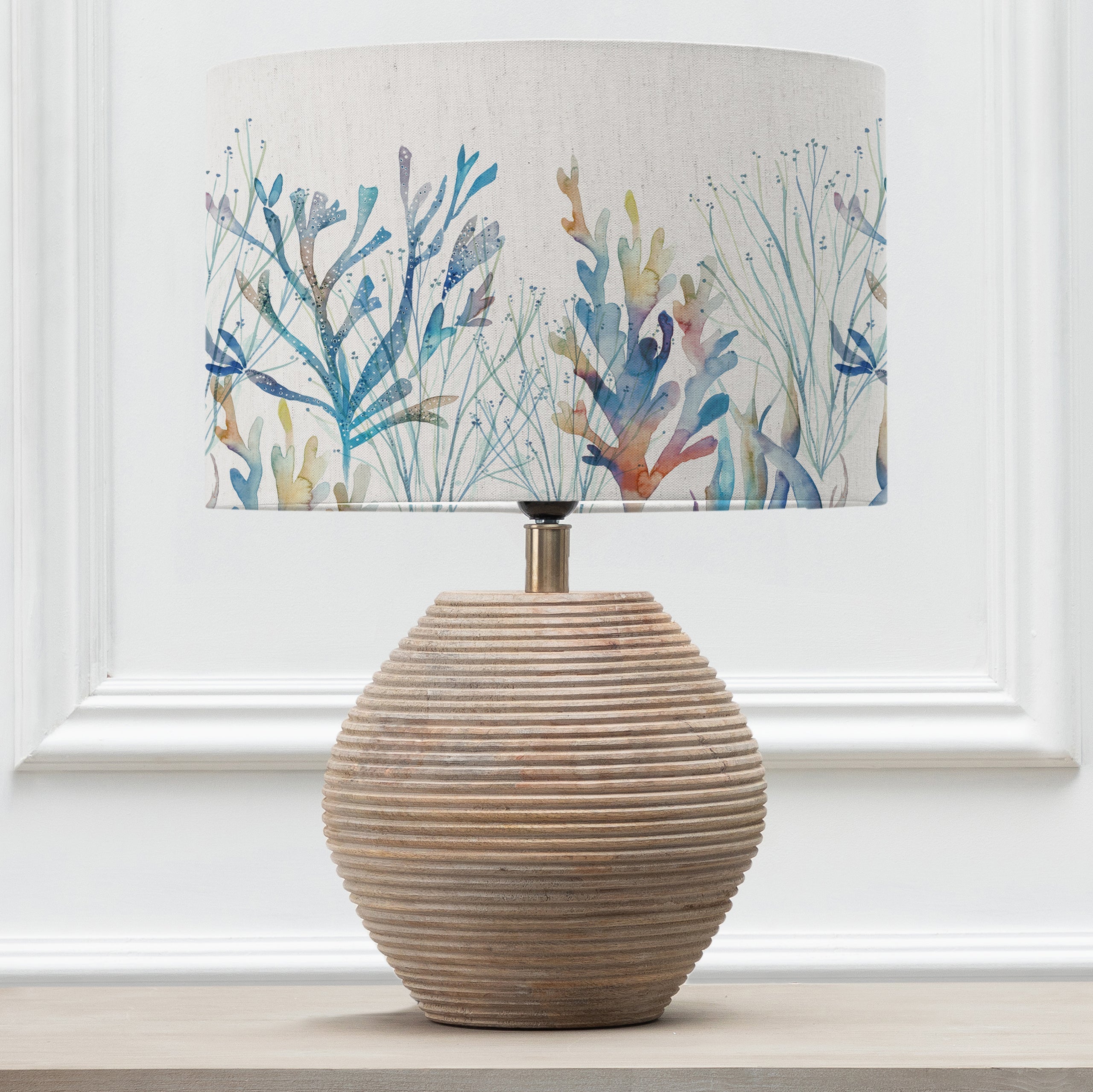 Coral Reef Eva & Cerys Complete Table Lamp