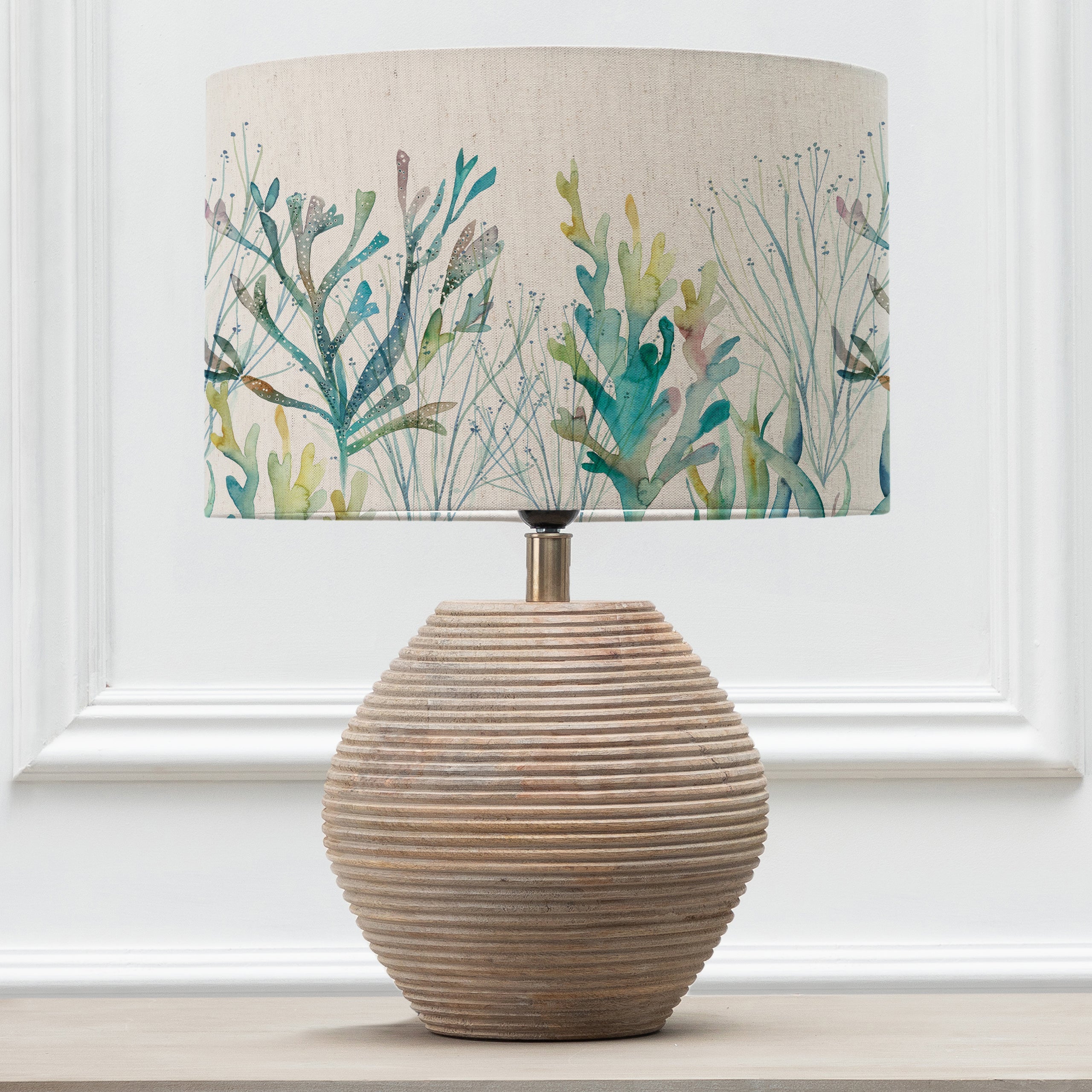 Coral Reef Eva & Cerys Complete Table Lamp