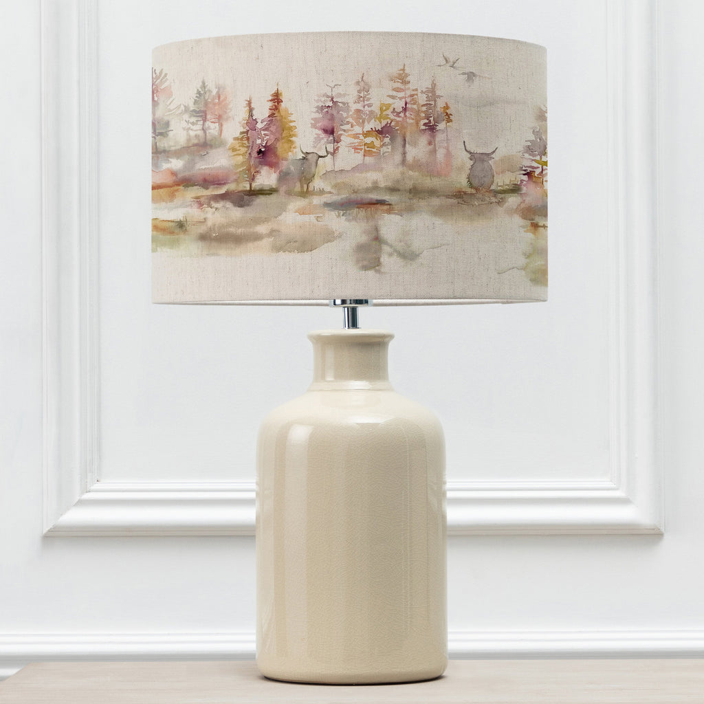 Caledonian Forest Eva & Elspeth Complete Table Lamp