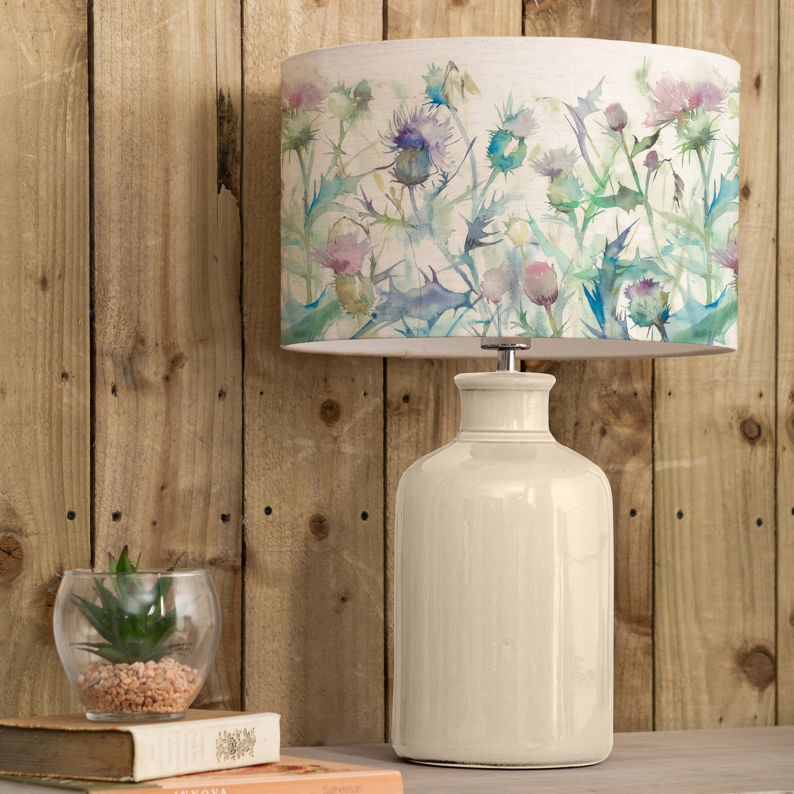 Cirsium Eva & Elspeth Complete Table Lamp