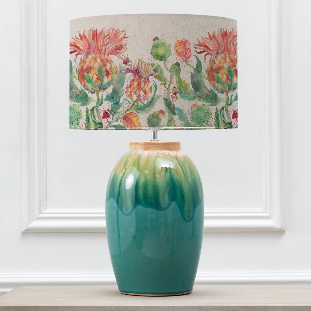 Enchanting Thistle Eva & Eucalypt Complete Table Lamp