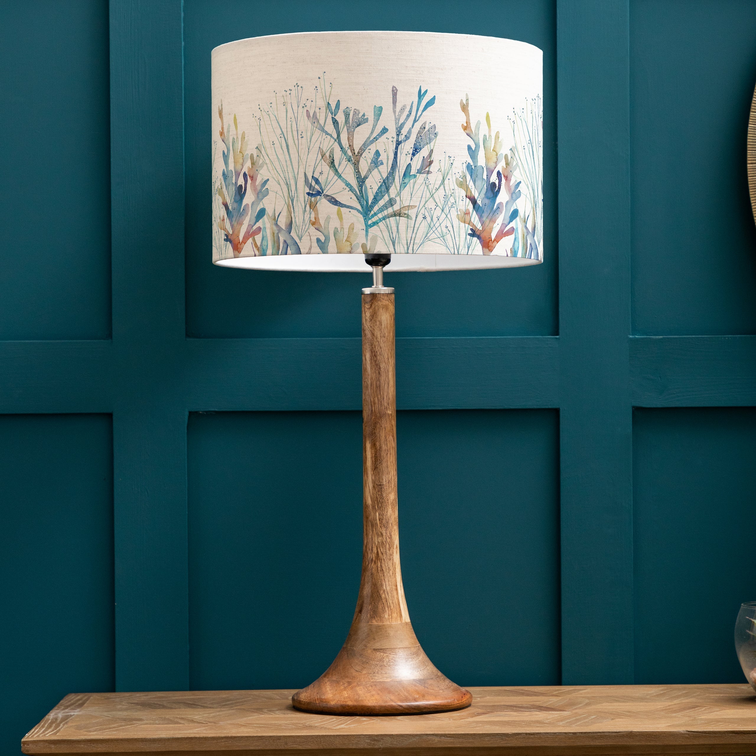 Coral Reef Eva & Kinross Complete Table Lamp