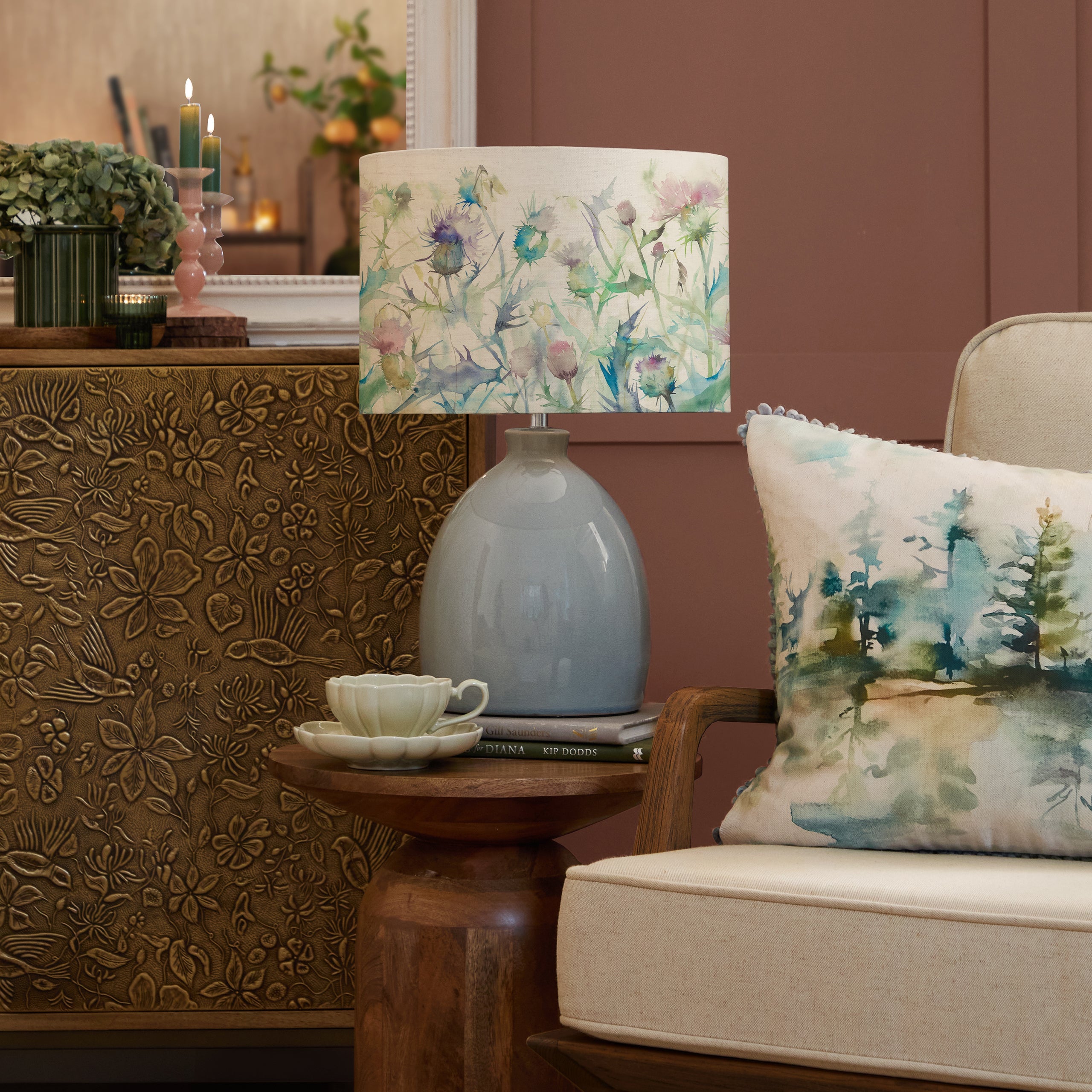 Cirsium Eva & Leura Complete Table Lamp