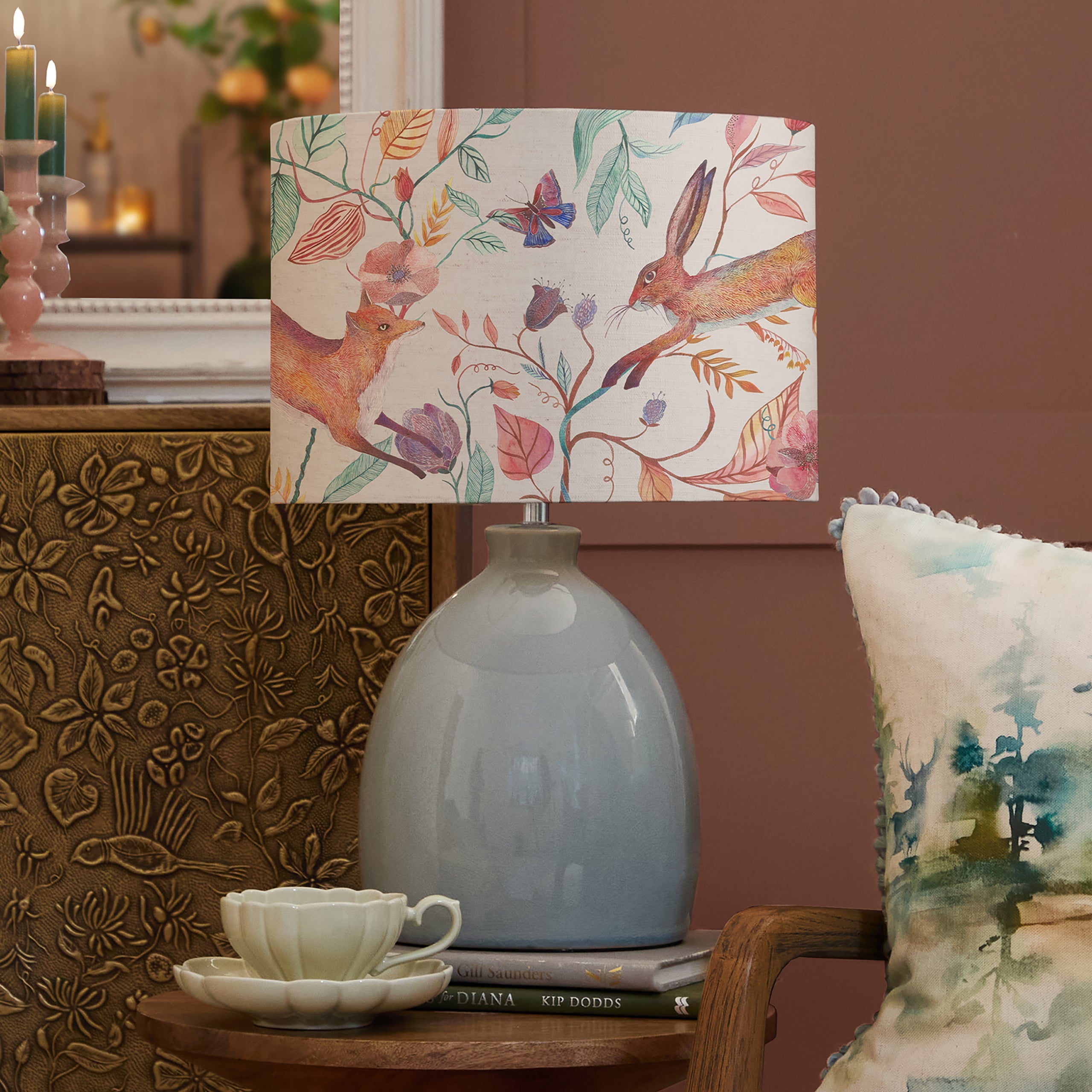 Leaping Into The Fauna Eva & Leura Complete Table Lamp