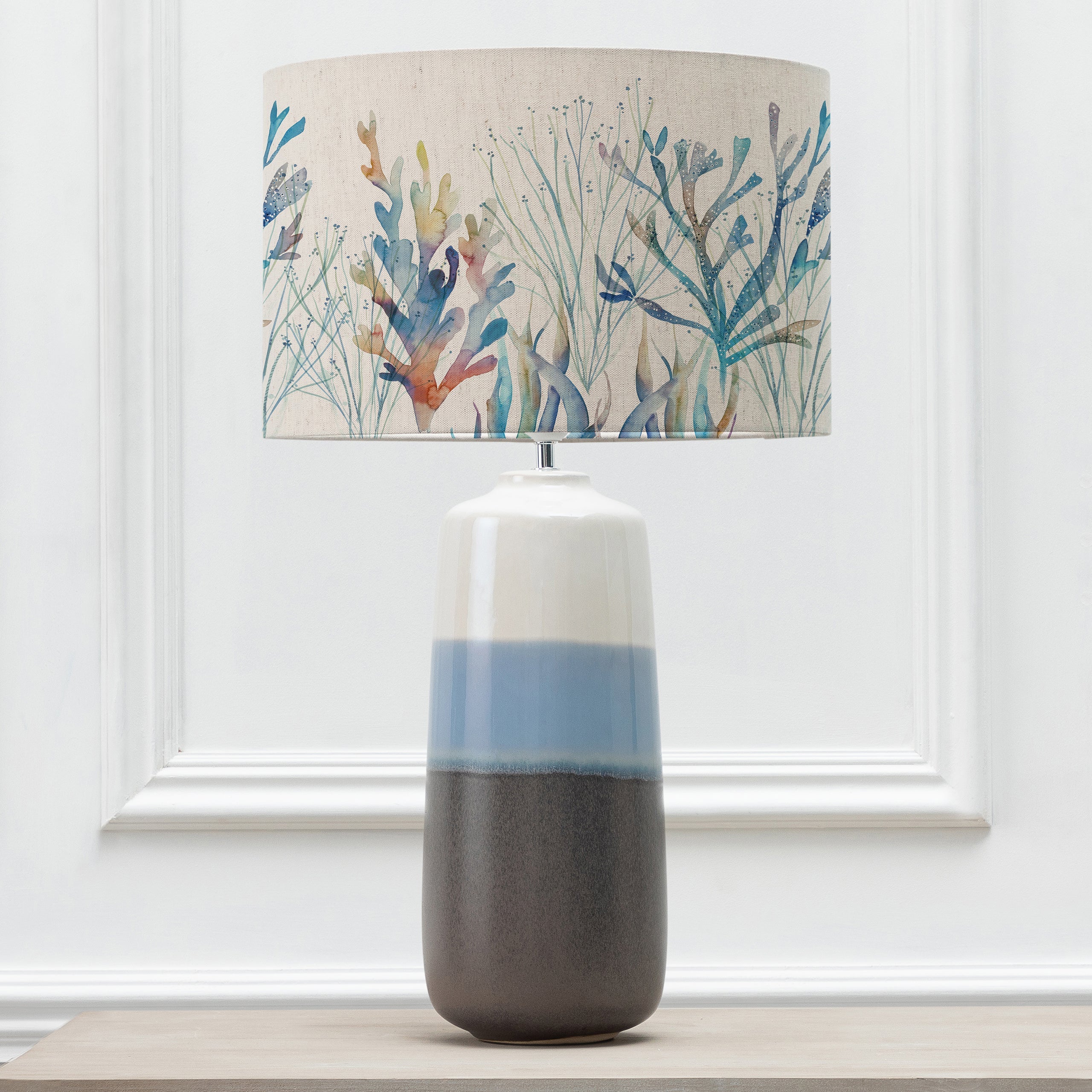 Coral Reef Eva & Nama Complete Table Lamp