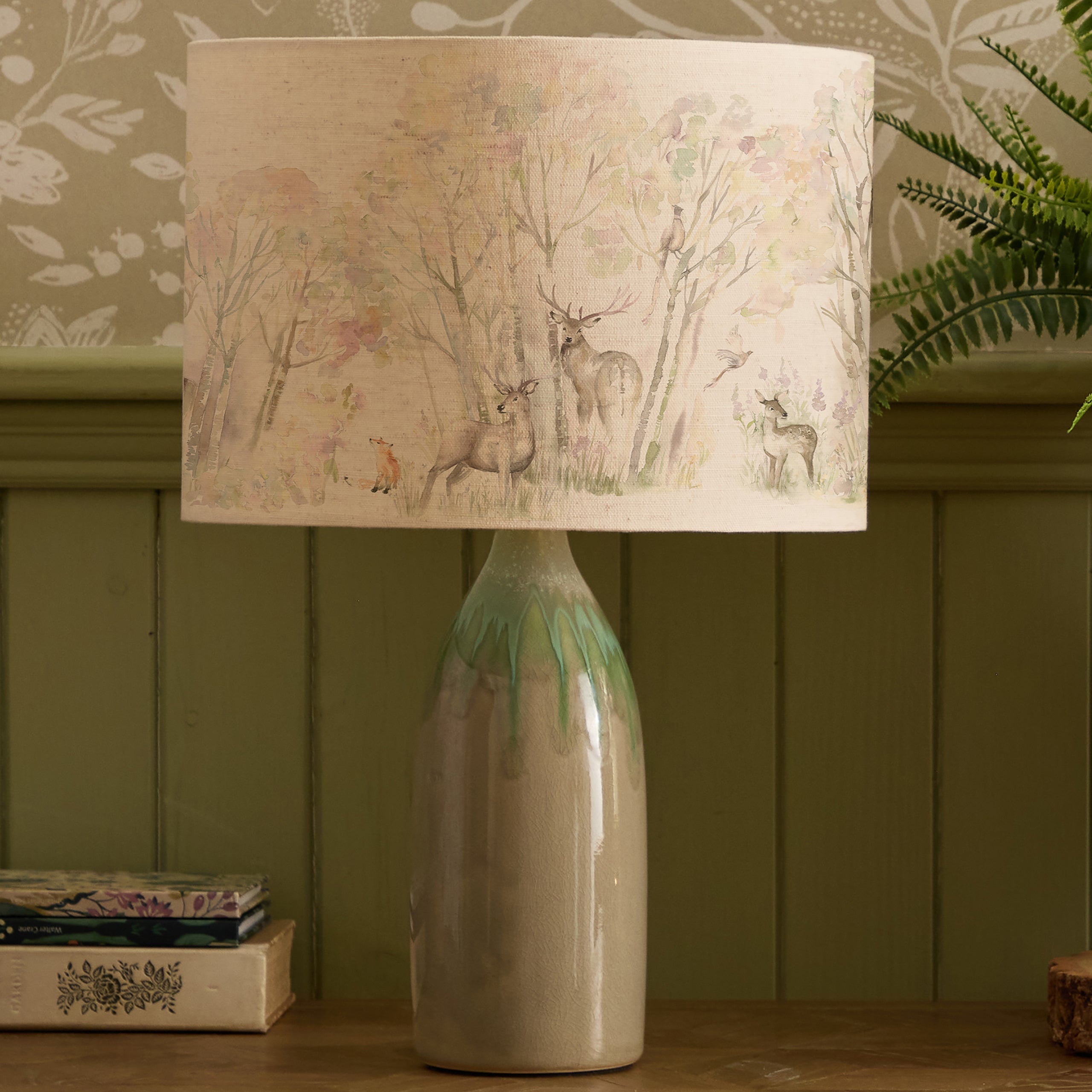 Enchanted Forest Eva & Narvi Complete Table Lamp