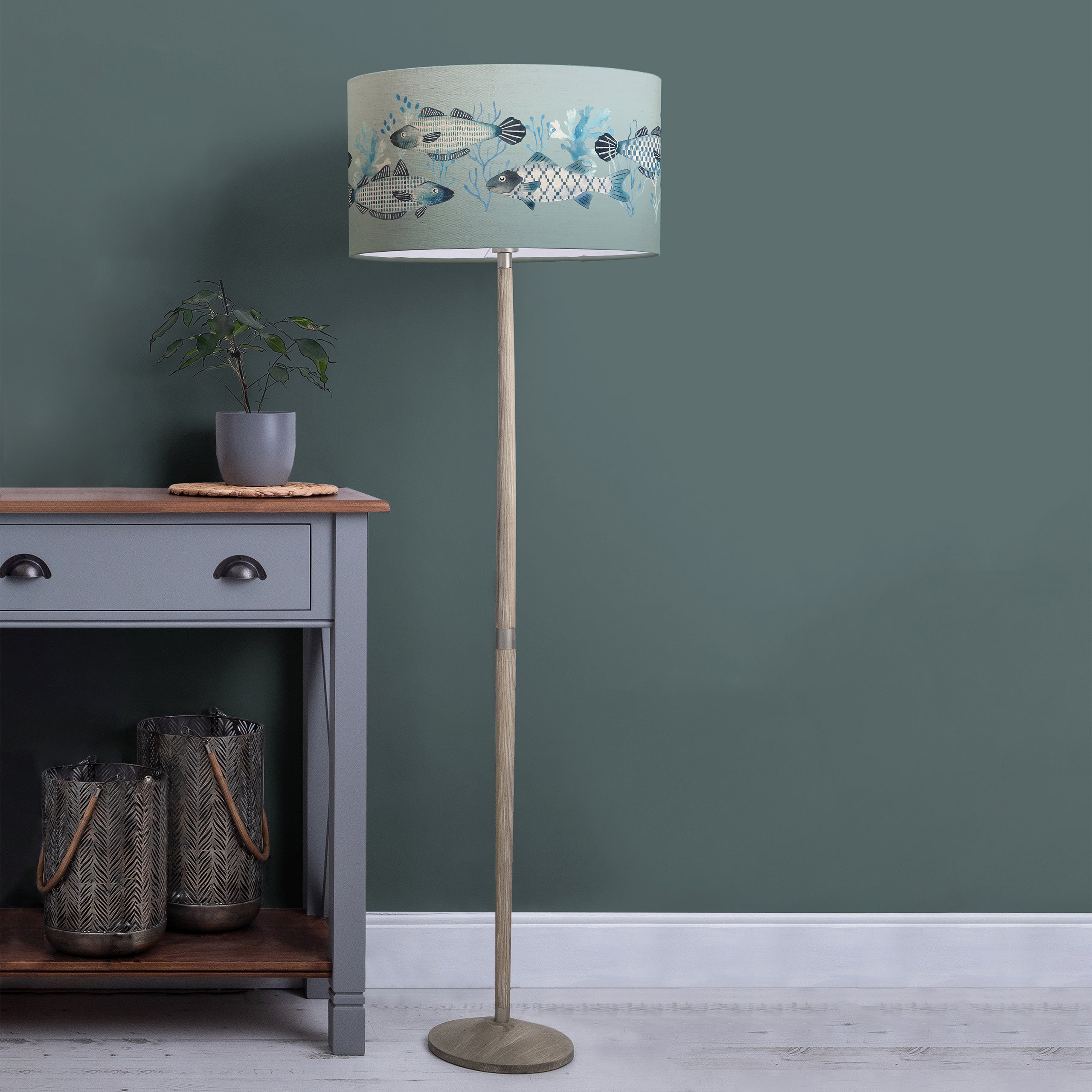 Barbeau Eva & Solensis Complete Floor Lamp