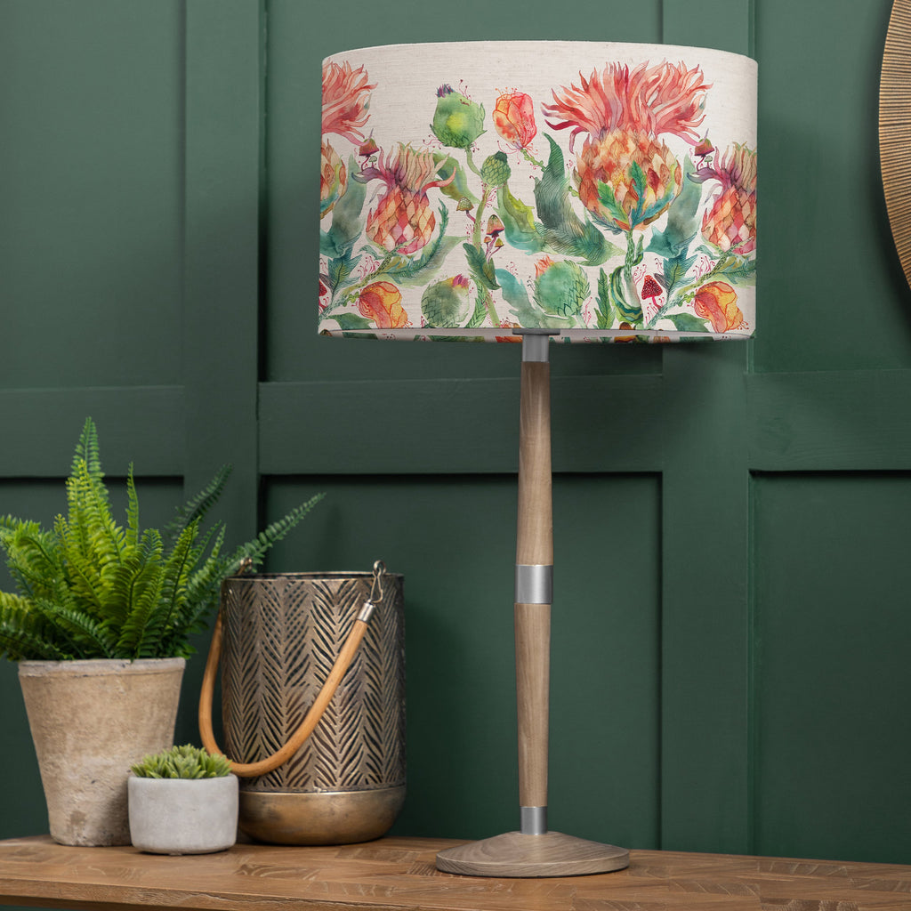 Enchanting Thistle Eva & Solensis Complete Table Lamp