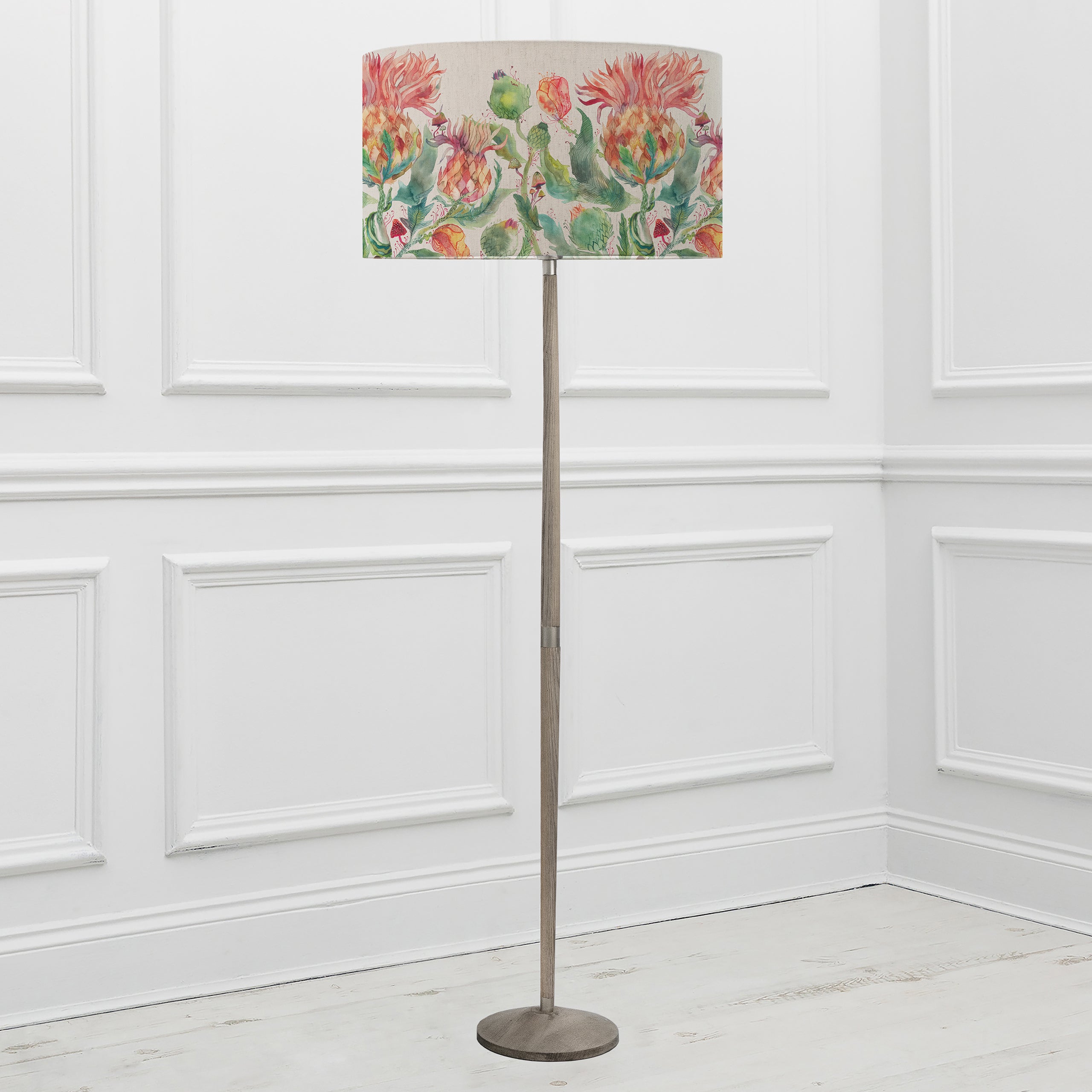 Enchanting Thistle Eva & Solensis Complete Floor Lamp