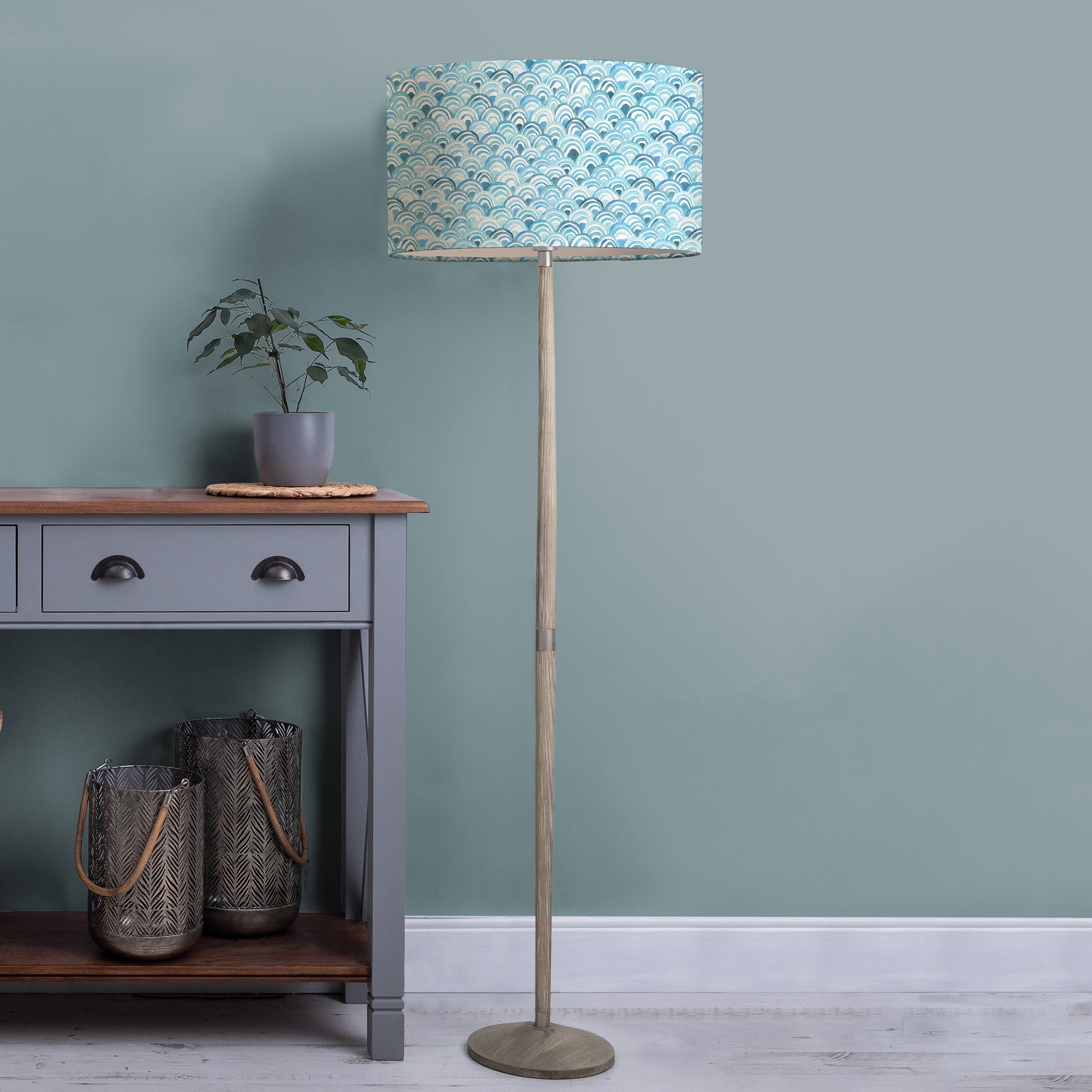 Melia Eva & Solensis Complete Floor Lamp