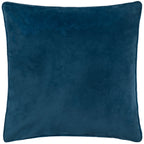 Koi Pond Embroidered Velvet Cushion