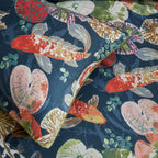 Koi Pond Reversible Duvet Cover Set