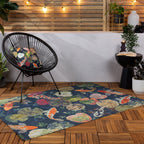 Koi Pond 120x170cm Outdoor Washable Rug