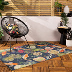 Koi Pond 120x170cm Outdoor Washable Rug