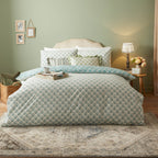 Krissa Block Printed Duvet Cover Set