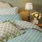 Krissa Block Printed Duvet Cover Set