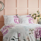 Krista Floral 100% Cotton Duvet Cover Set