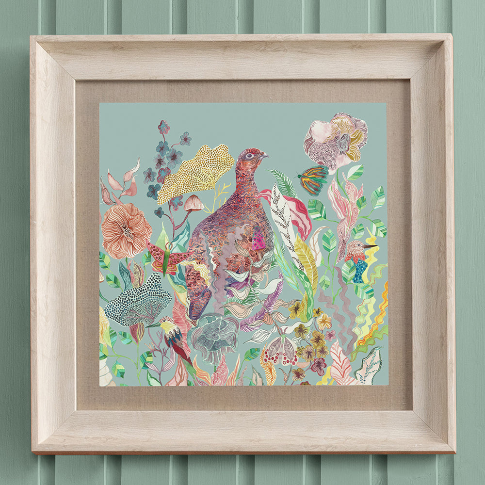 Lady Grouse Framed Print