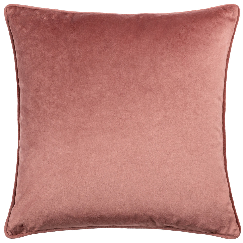 Lanzo Cut Velvet Piped Cushion