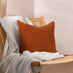 Lark Muslin Crinkle Cotton Cushion