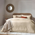 Lark Cotton Muslin Duvet Cover Set