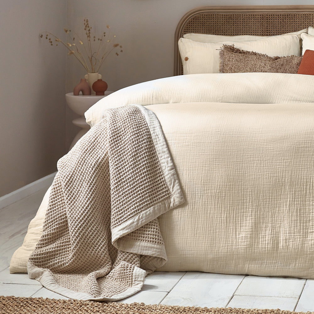 Lark Cotton Muslin Duvet Cover Set