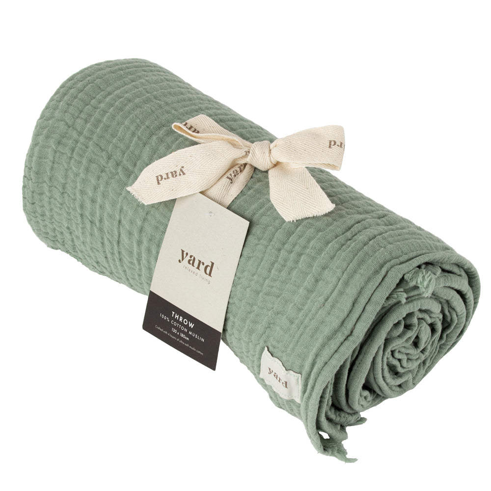 Lark Muslin Cotton Throw