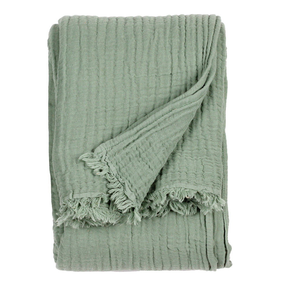 Lark Muslin Cotton Throw