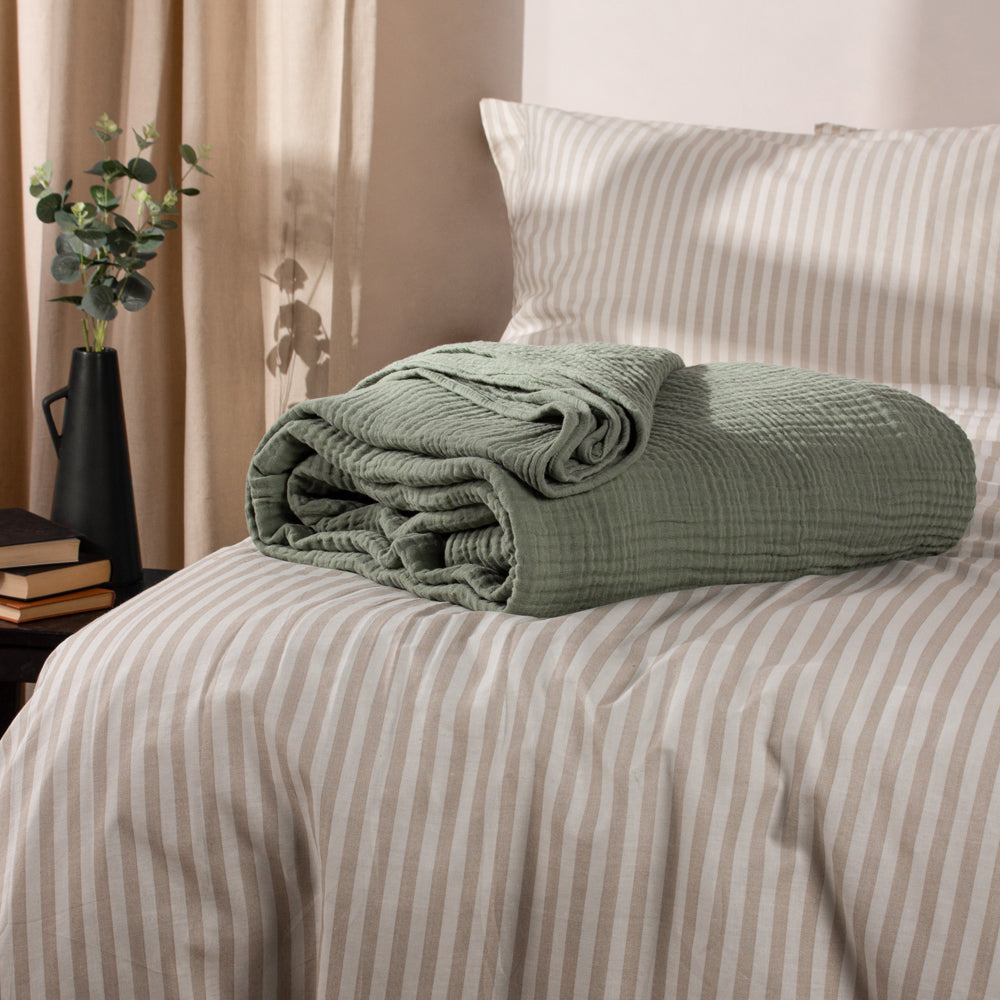 Lark Muslin Cotton Throw