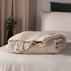 Lark Muslin Cotton Throw