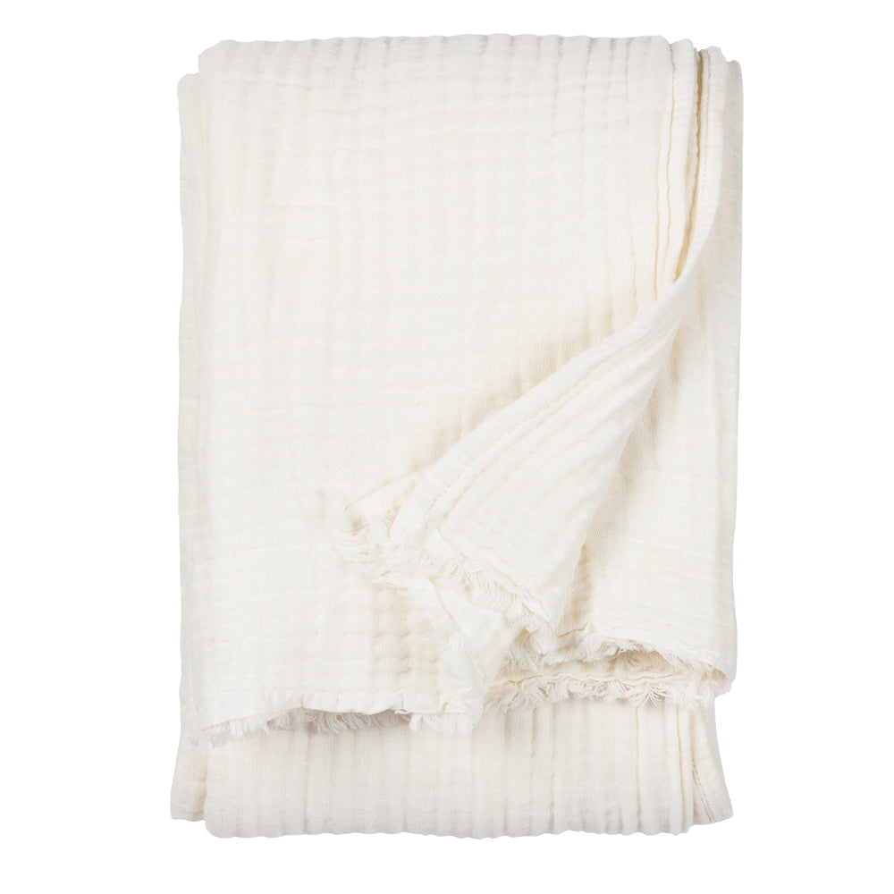 Lark Muslin Cotton Throw