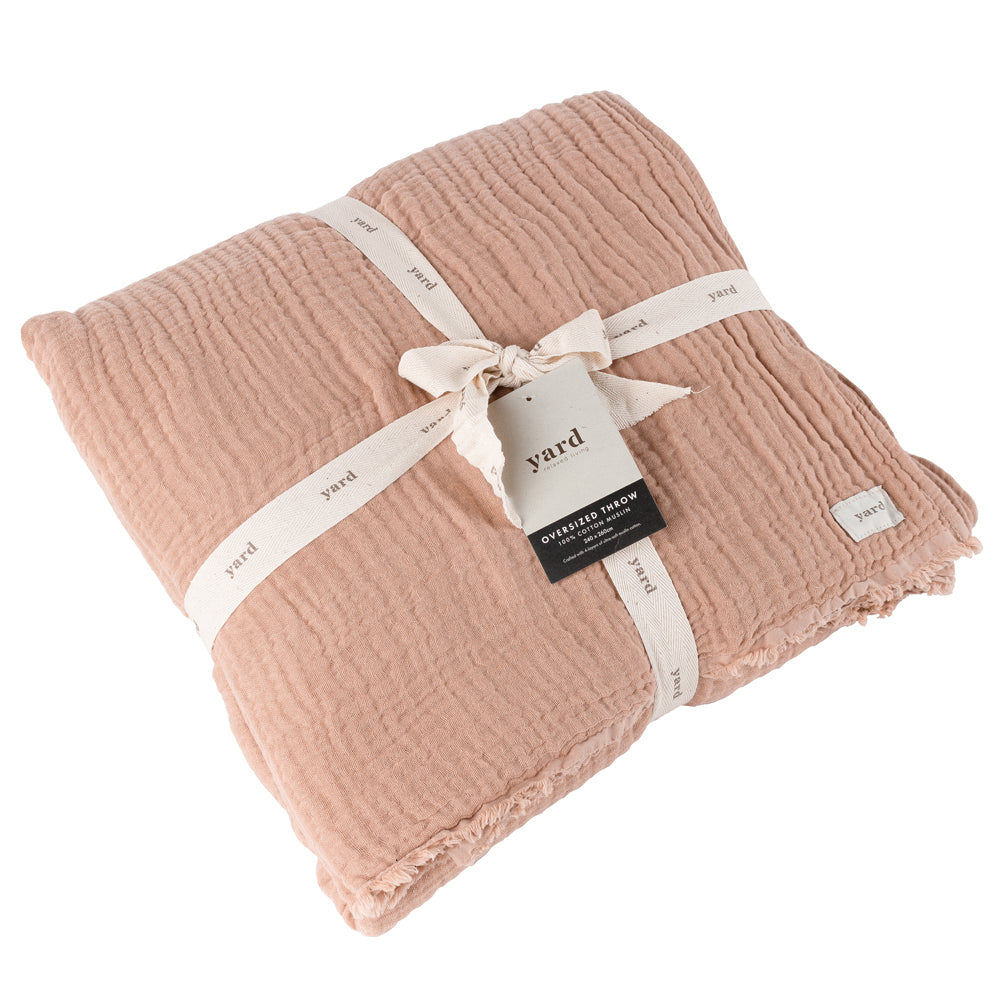 Lark Muslin Cotton Oversized Throw