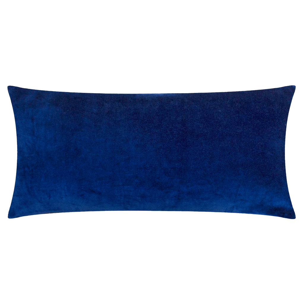 Laurel Embroidered Velvet Cushion