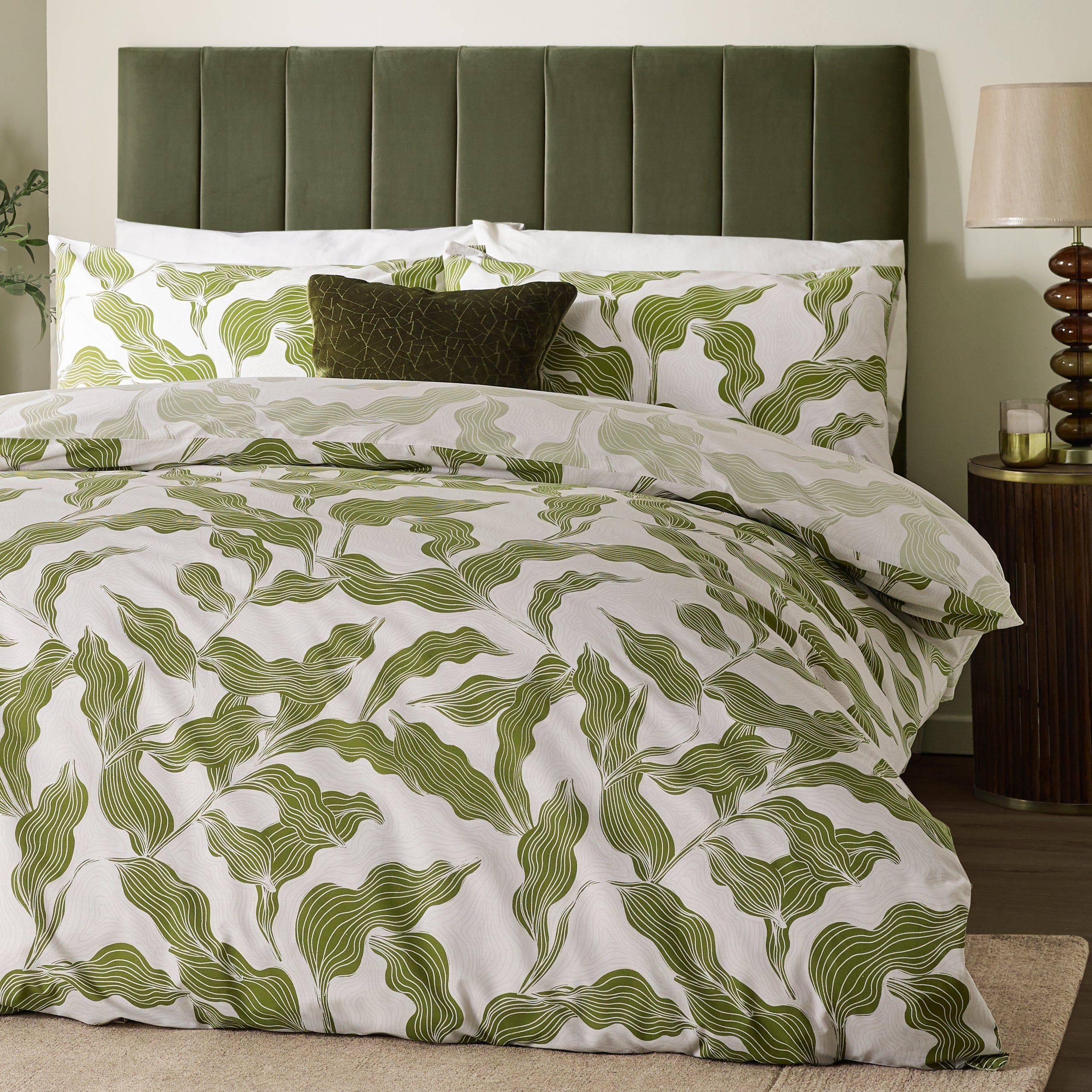 Lauro Printed Reversible Duvet Cover Set