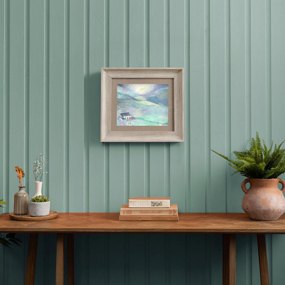 Lavender Lane Framed Print