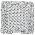 Lulah Block Printed Ruffle Cushion