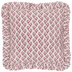 Lulah Block Printed Ruffle Cushion