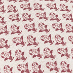 Lulah Block Printed Ruffle Cushion