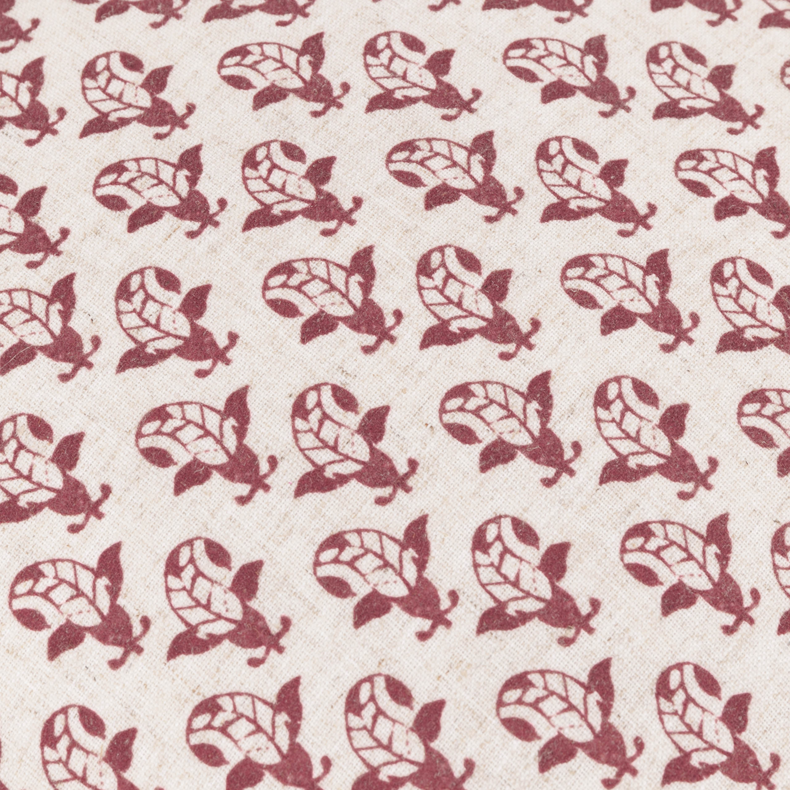 Lulah Block Printed Ruffle Cushion