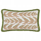 Leaves Embroidered Cushion