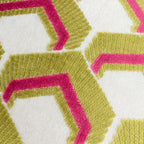 Ledbury Cushion Lime/Pink