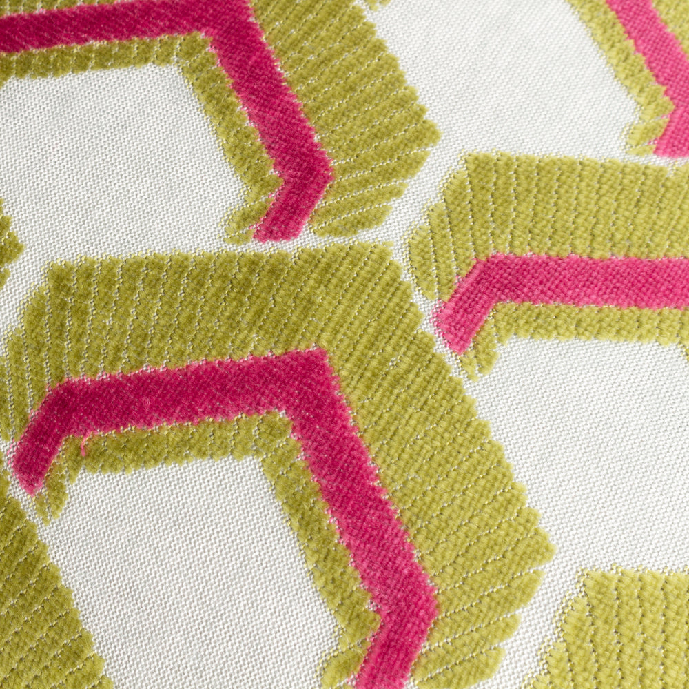 Ledbury Cushion Lime/Pink