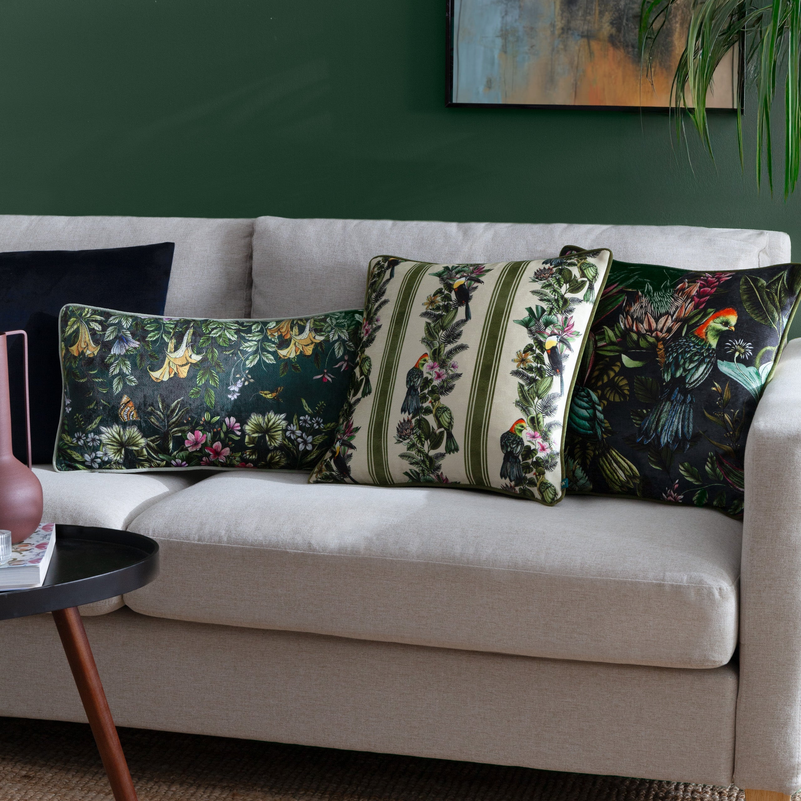 Leilani Printed Chenille Cushion